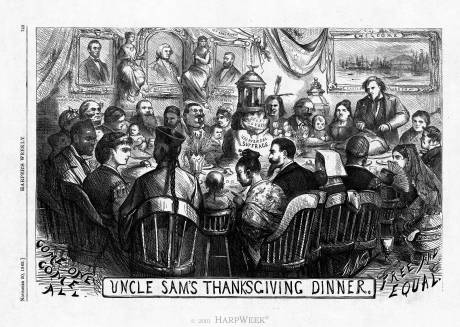 Uncle Sam's Thanksgiving Dinner