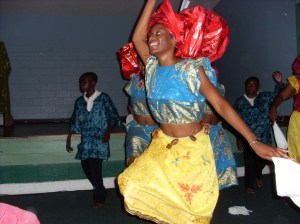 Yeah...it's me again. This event was a few years ago. We're dancing to a popular highlife track from Osadebe. 