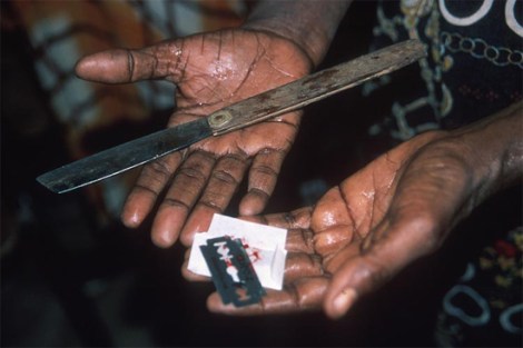Tools used for female genital cutting