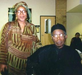 With Professor Achebe on my birthday! Creative Writing in English Conference Across Languages and Cultures: Creative Writing in English by non-Native Speakers. — at West Chester University of Pennsylvania.