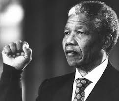 Nelson Mandela, the anti-apartheid activist, was the first black South African to hold the office of the presidency