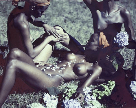 Tumblr black women nude flowers