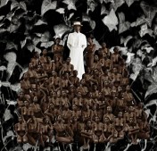 Ayana Jackson art depicts a rendition of a photograph taken circa 1898 in what was then Belgian Congo of a Christian missionary surrounded by children