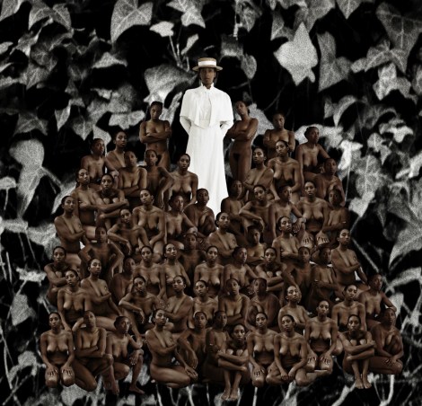 Ayana Jackson art depicts a rendition of a photograph taken circa 1898 in what was then Belgian Congo of a Christian missionary surrounded by children