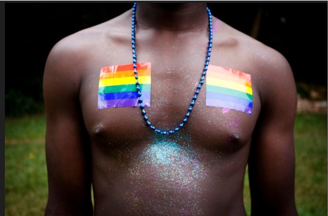 Uganda Pride 2012 participant. Image courtesy of David Robinson