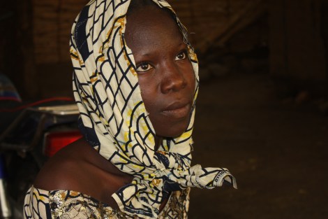 Lydia Pogu escaped from Boko Haram attackers her abducted her along with almost 300 others female students in Chibok, Nigeria. Photo by Chika Oduah