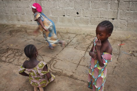 Girls in Chibok play, elgalagala. Photo by Chika Oduah
