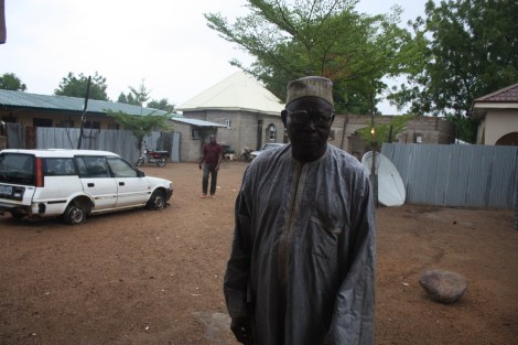 Bitrus "Badalu" Dawa is said to be the oldest man in Chibok. He says he was born in 1910. Photo by Chika Oduah