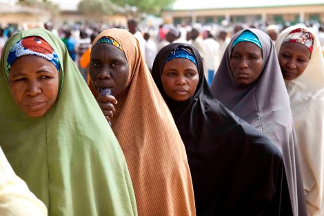 women Nigeria 1 voting 2011