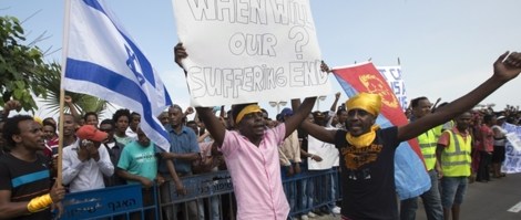 African Asylum seekers who have been denied entry into Israel