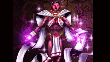 A comic character named, Orishabunmi. Orishas are spirit deities in Yoruba mythology and the Ife religion. www.thecomicrepublic.com