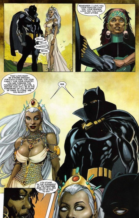 Storm and Black Panther 
