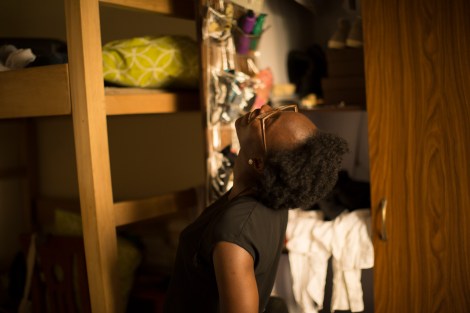 Azeenarh Mohammed, a resident of Abuja Nigeria, grew up wearing the hijab. These days, she usually shows off her hair, which she believes is an expression of her identity. Photo by Chika Oduah. November 23, 2016. ABUJA, NIGERIA